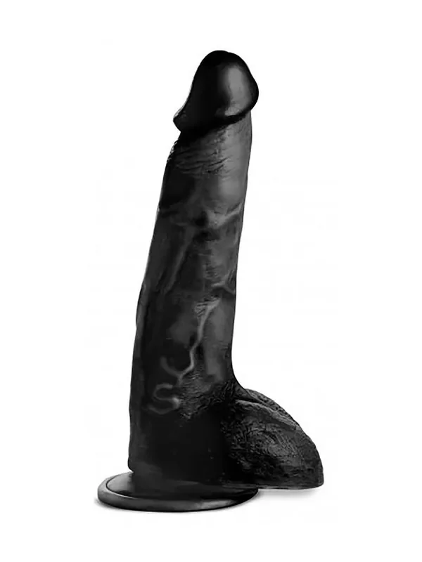 Beefy Brad 9‘‘ Dildo mit Hoden, schwarz