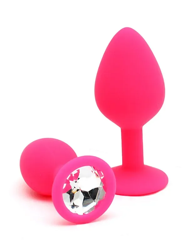Berlin Bling Analplug-Set 2-teilig, pink