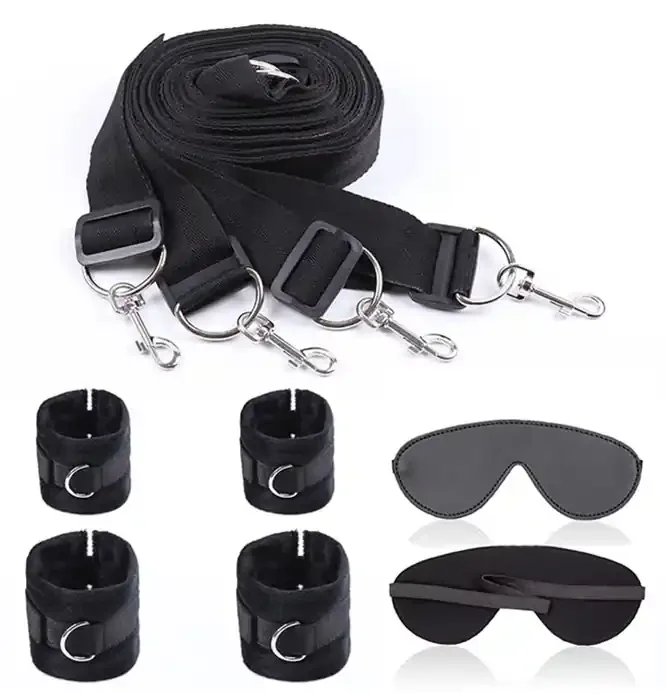 Bett Bindungen Kit Schwarz