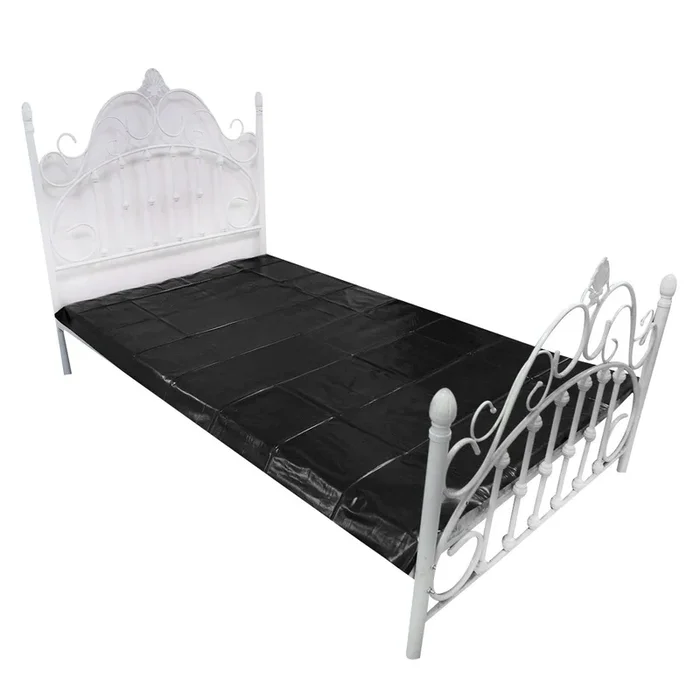 Bettlaken PVC schwarz