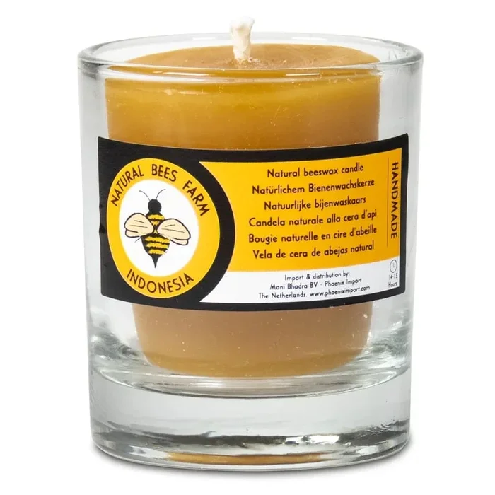 Bienenwachs – Votivkerze im Glas