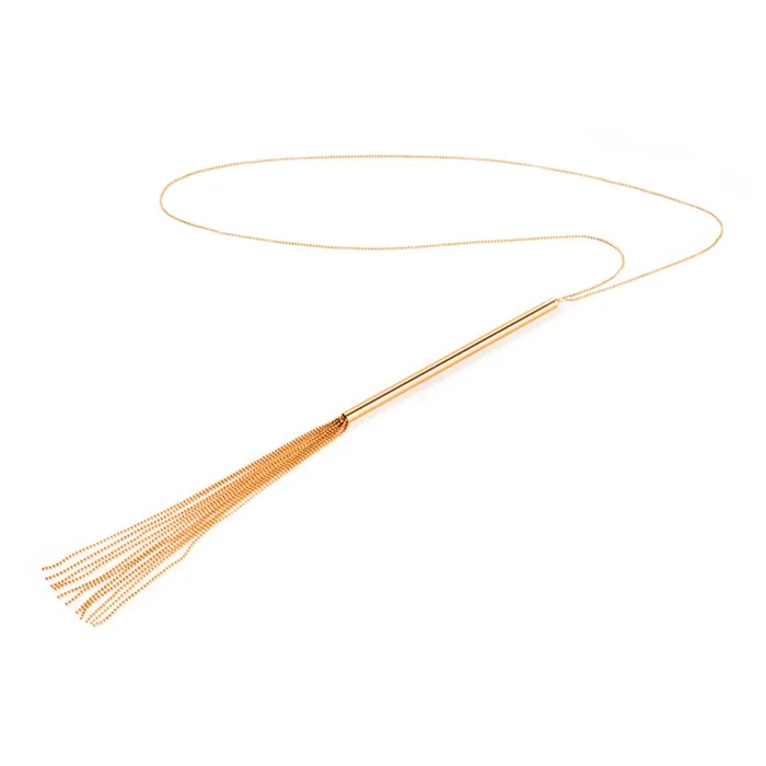 Bijoux Indiscrets The Magnifique Collection Metallische Halskette mit Peitsche