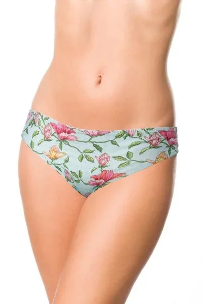Bikini-Höschen Blau/Pink/Grün