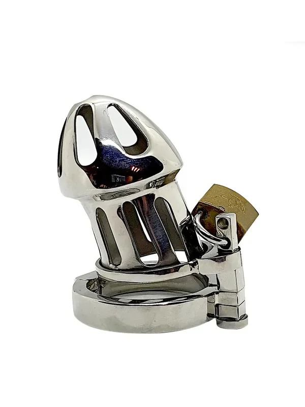 Black Label Breezy Boy Cock Cage Edelstahl-Peniskäfig