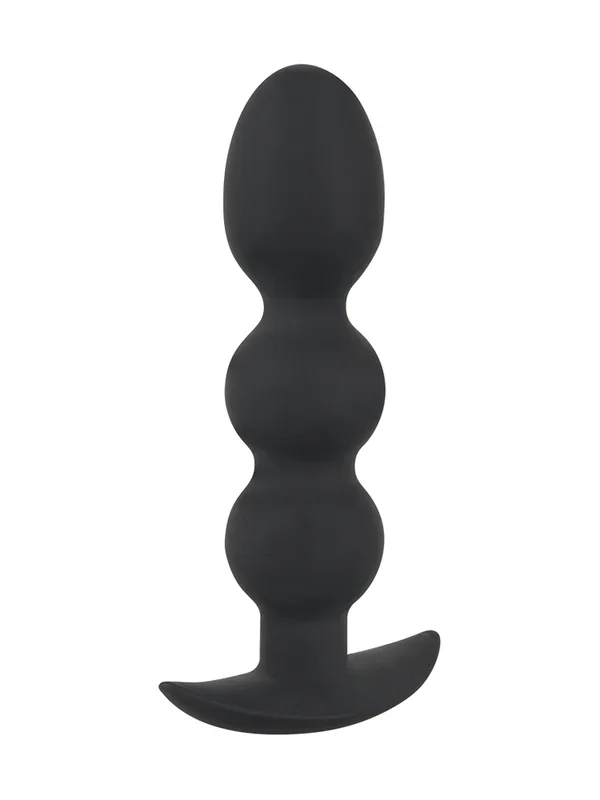 Black Velvets Heavy Beads: Analplug, schwarz