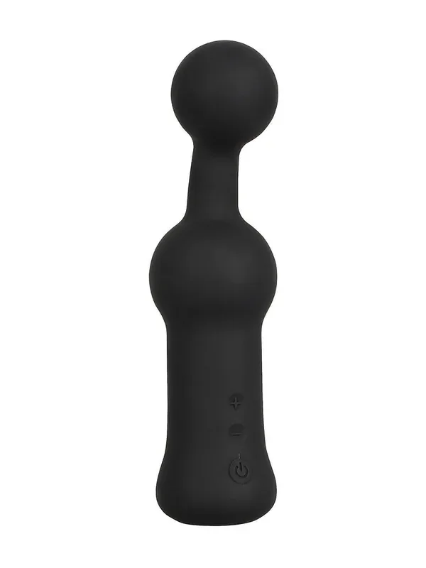 Black Velvets Prostate Vibrator Analvibrator, schwarz