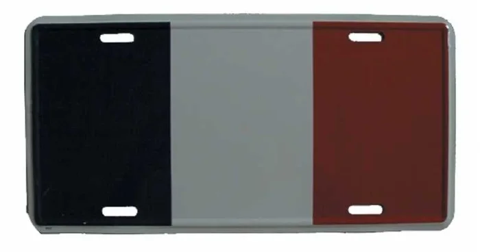 Blechschild Frankreich