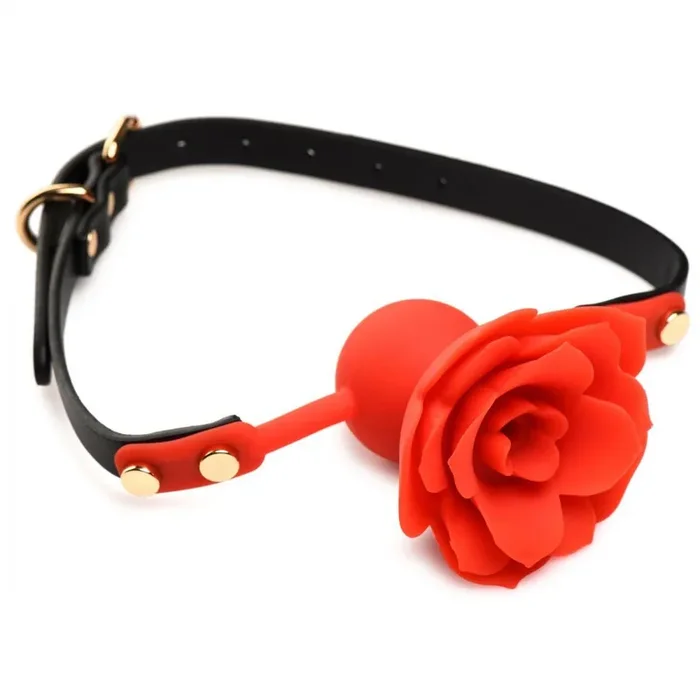 Blossom Rosenknebel aus Silikon – Rot