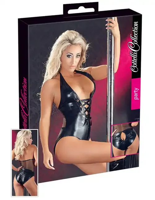 Body Schnürung schwarz