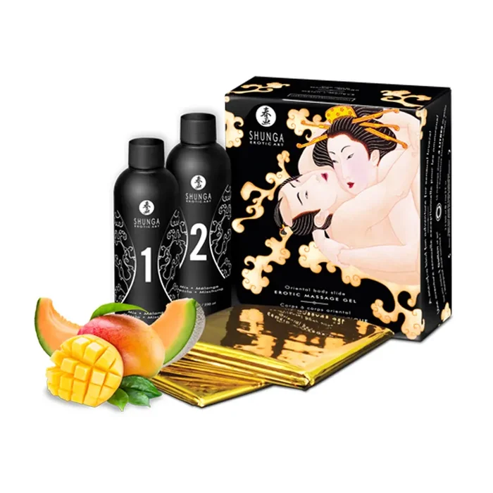 Body to Body Massage – Melon Mango – 2 Pieces of 7.6 fl / 225 ml