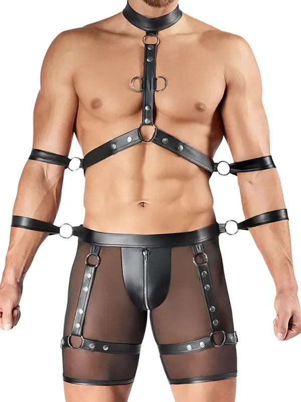 Bondage-Harness-Set, schwarz