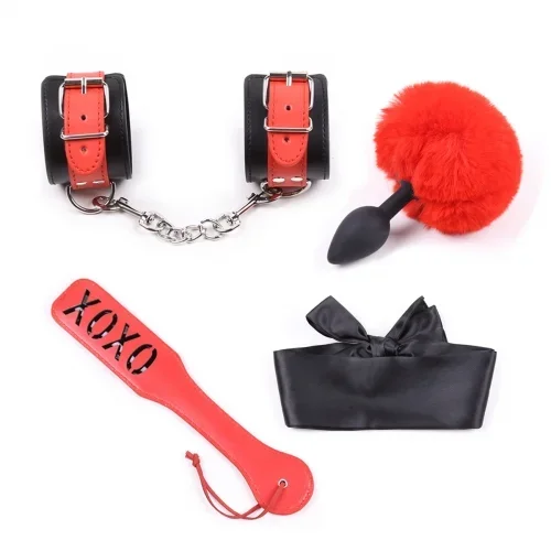Bondage Set mit Petplug