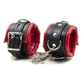 Bondage-Stange mit Leder-Hand- und Fußfesseln