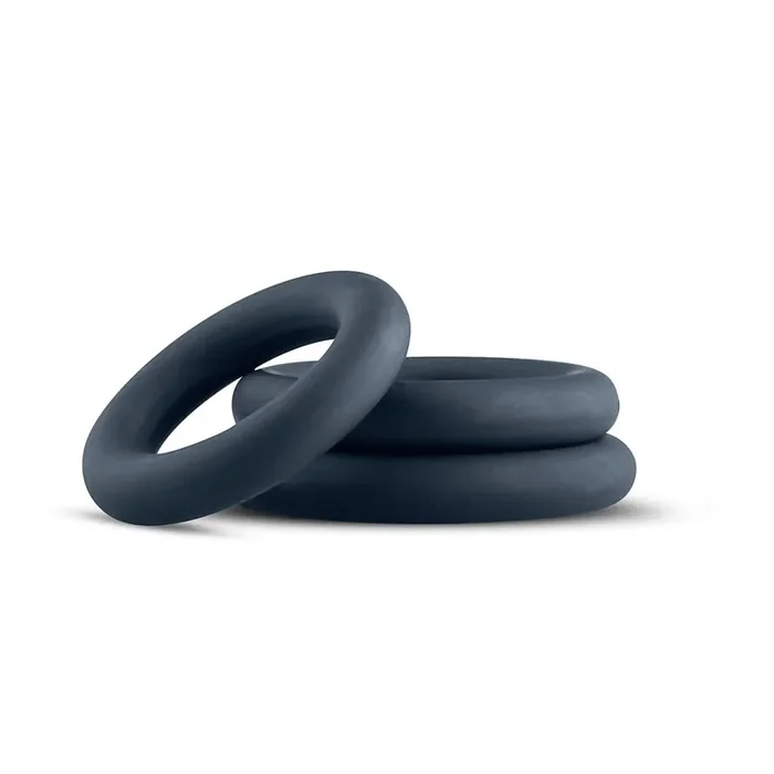Boners 3-teiliges Penisring Set – grau