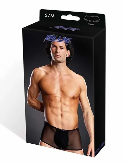 Boxer mit transparenten Einsätzen