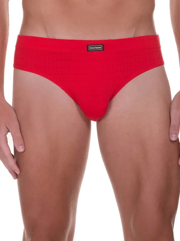 Bruno Banani Check Line 2.0 Sportbrief, rot