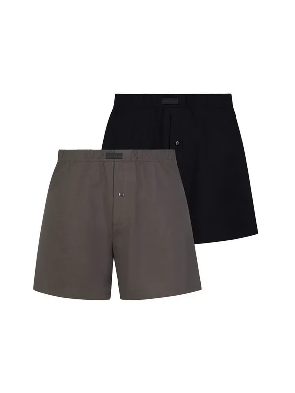 Bruno Banani Loose Fit Boxershorts 2er Pack, anthrazit/schwarz