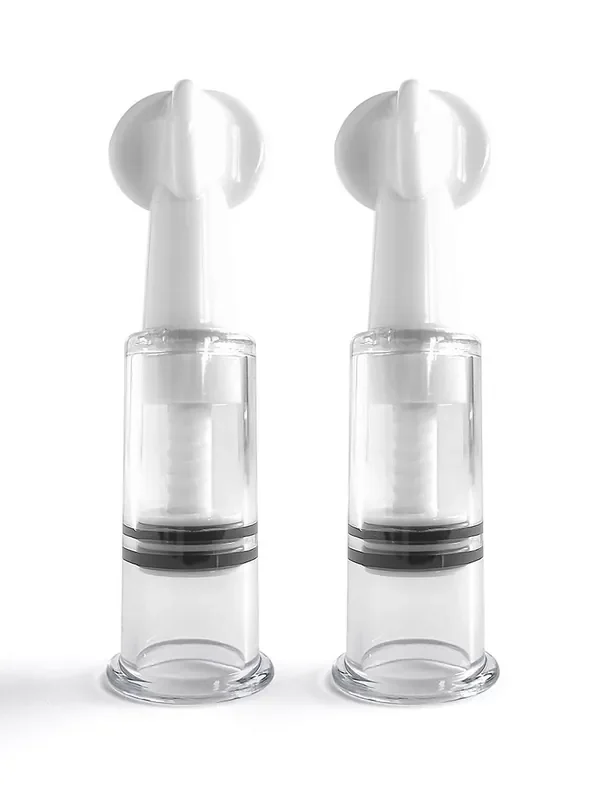 BRUTUS Get BIGGER Twister Nipple Suckers Nippelsauger, transparent