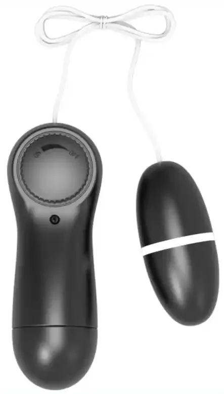 Bullegg Vibro-Ei 6 x 2.5cm Schwarz