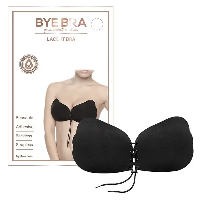 Bye Bra – Lace-It Bra Cup A Black