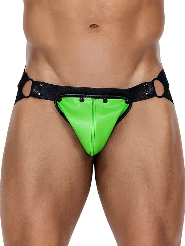C4M JOCKSTR4P Jock, schwarz/neongrün
