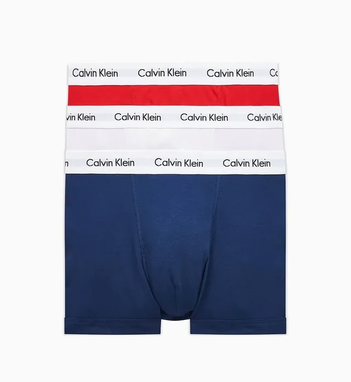 Calvin Klein 3er Pack – Weiß/Blau/Rot