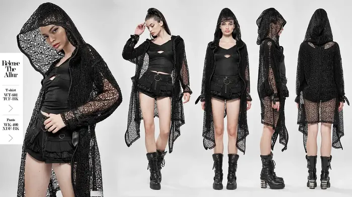 Cardigan mit asymetrisch gewickeltem Saum