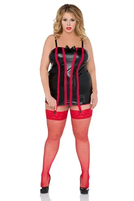 Chemise Z/5022 schwarz/rot