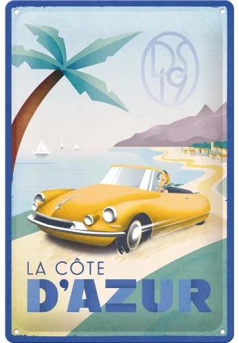 Citroën DS19 Blechschild