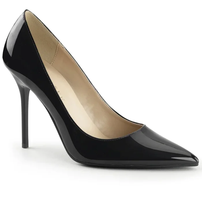 Classique-20 (High Heel Größe: 10 – Gr. 40, High Heel Farbe: Silber Metallic Kunstleder)