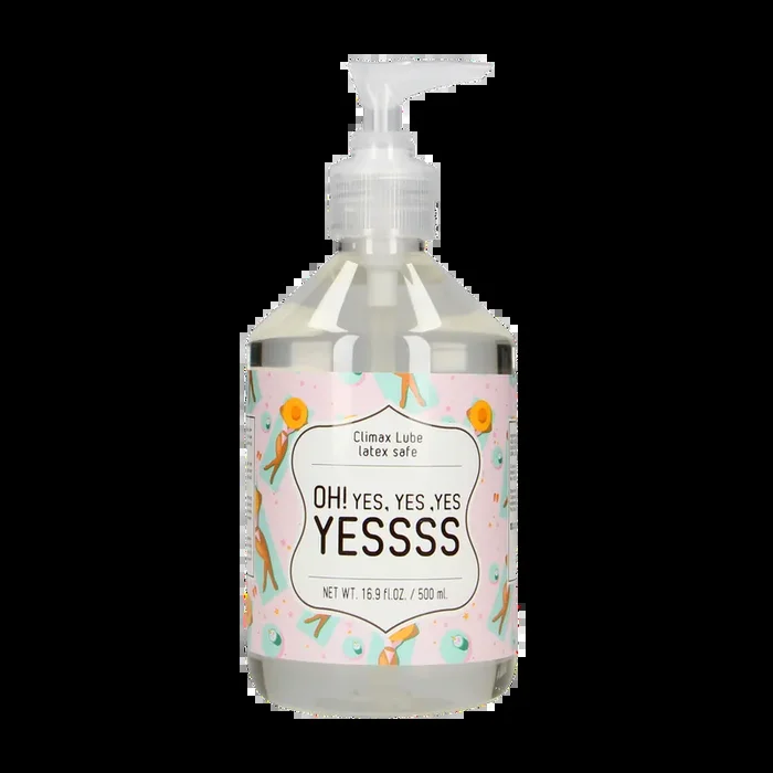 Climax Waterbased Lubricant – OH Yes. Yes. Yes. YESSSS – 17 fl oz / 500 ml