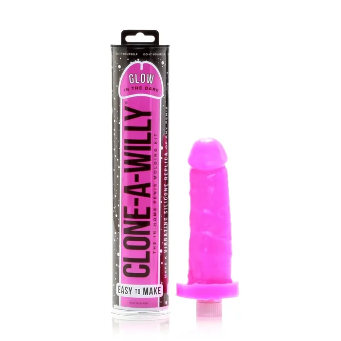 Clone-A-Willy Kit – Glow-in-the-Dark – Hot Pink