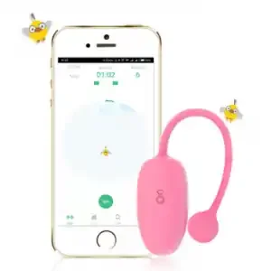Connected Vaginal Egg Kegel Coach 6 x 3 cm
