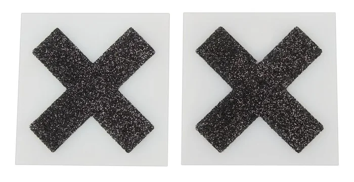 Cottelli Accessoires – Nippelsticker „X“, selbstklebend