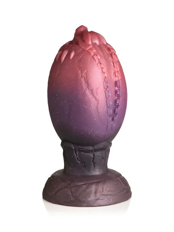 Creature Cocks Dragon Hatch Drachenei-Analplug, braun/rot
