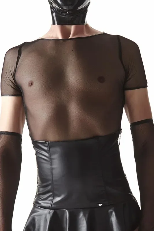 Crossdresser Fetish Line -T-Shirt CRD008 schwarz