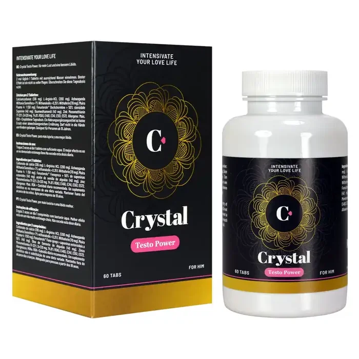 Crystal – Testo Power Testosteron-Verstärker-Tabletten – 60 Stück