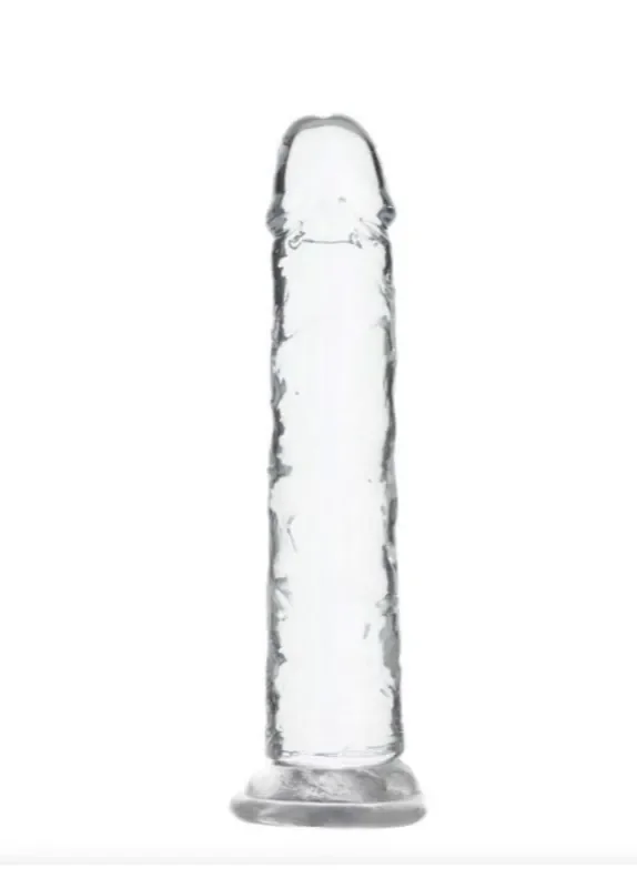 Crystal Addiction – Transparenter Dildo – 18 cm