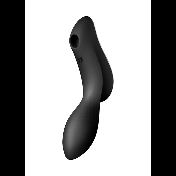 Curvy Trinity 2 – Insertable Air Pulse Vibrator – Black