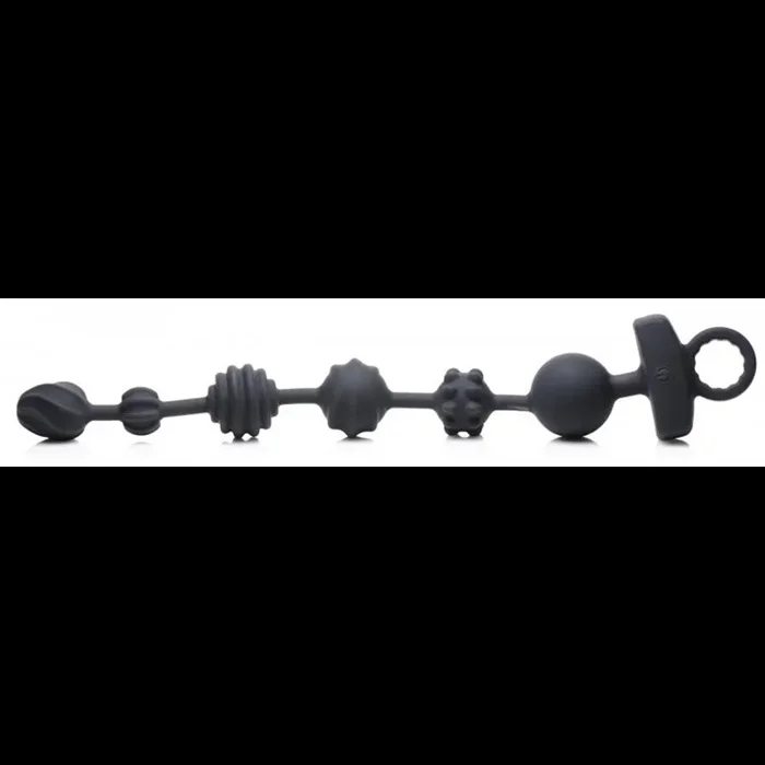 Dark Rattler – Vibrating Silicone Anal Beads with Remote Control