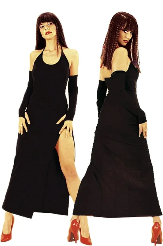 Deluxerie Lange Erotisches Kleid Miladena