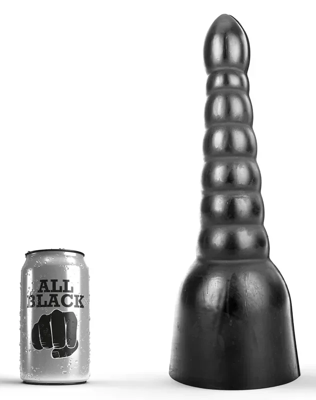 Dildo AB17 Bole All Black 22 x 6,5cm