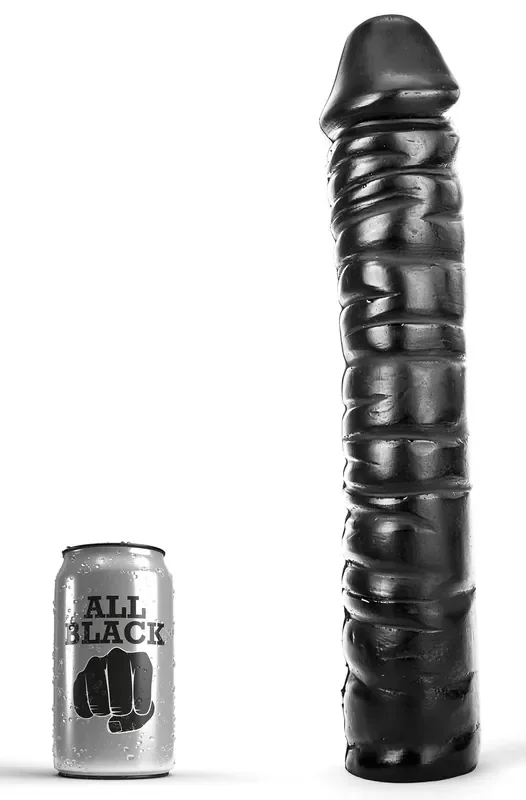 Dildo AB51 Raps All Black 35 x 9cm