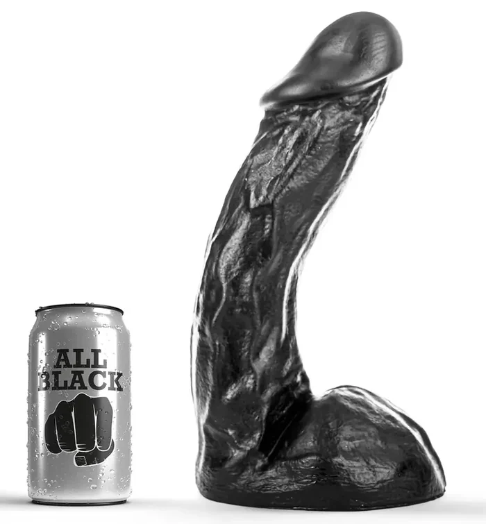 Dildo AB66 Benny All Black 23 x 6cm