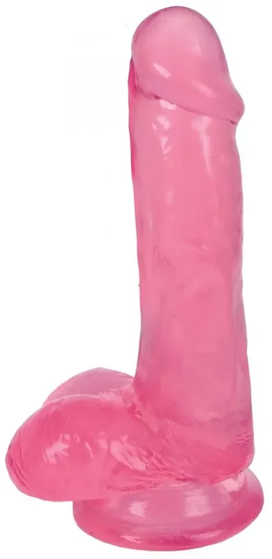 Dildo mit Hoden 15 cm – Cherry Ice