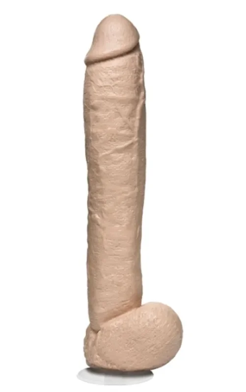 Doc Johnson – Dildo mit Abnehmbarer Vac-U-Lock Saugnapf – Beige