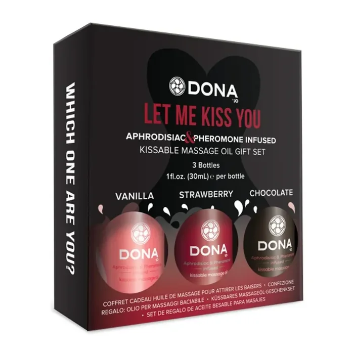 Dona Massageöl Geschenkset – 3 x 30 ml