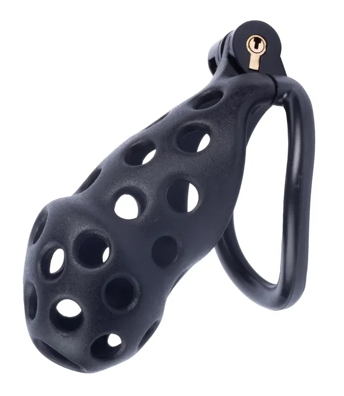 Dotty Keuschheitsgürtel XL 10 x 4cm Schwarz