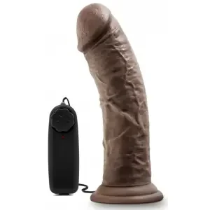 Dr Joe Dr Skin Vibrationsdildo 19 x 4,7 cm Braun