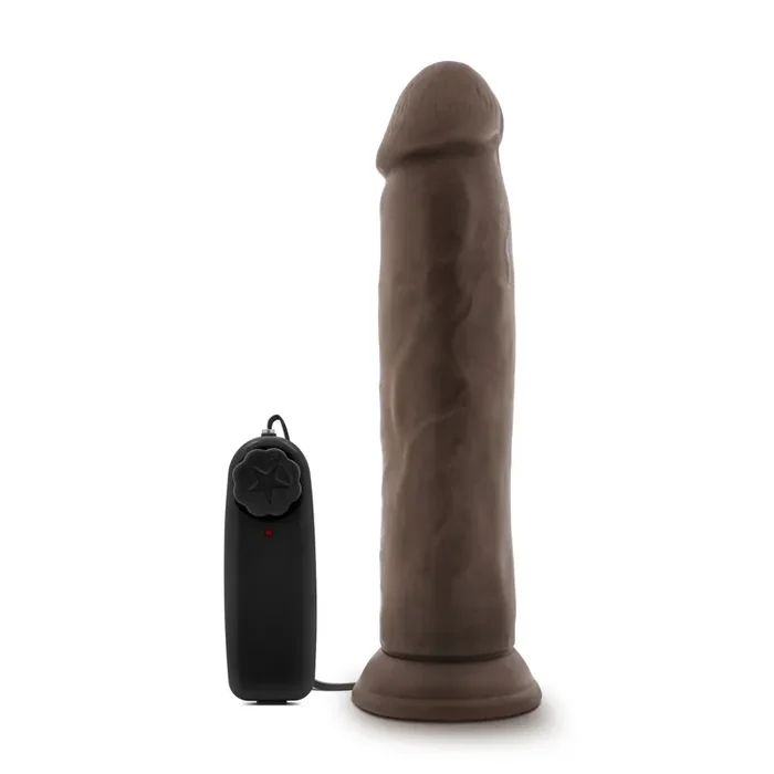 Dr. Skin – Dr. Throb Vibrator mit Saugnapf 24,1 cm – Schokolade